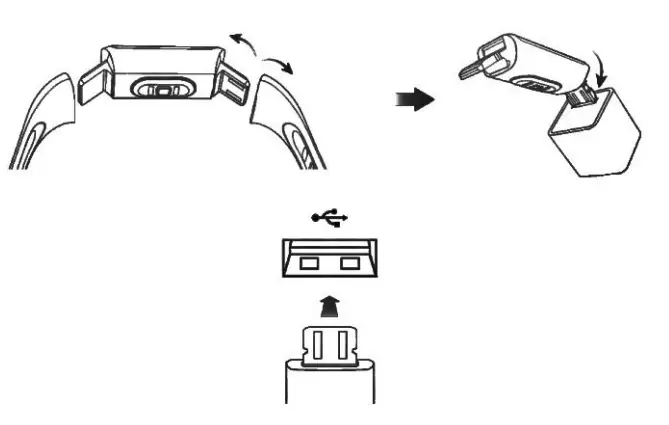 Difei Rabbit T11 Rise Kids Fitness Smart Sports Bracelet - fig