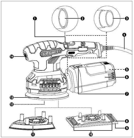 PARKSIDE-PMFS 200 C3 3-In-1 Multi-Function-Sander- fig 1