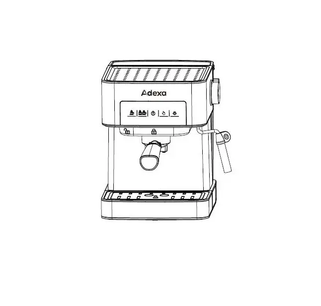 Adexa Cm6863 2-in-1 Espresso Coffee Machine Instruction Manual Adexa Cm6863 2-in-1 Espresso Coffee Machine Instruction Manual