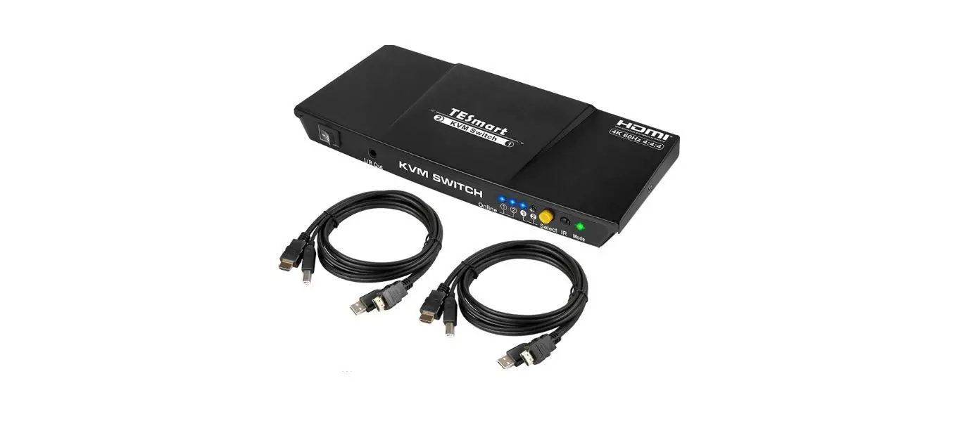 Tesmart 0745695280312 Newest Hdmi Kvm Switch User Manual