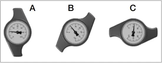 HKFC25 Series - Thermometer handle position
