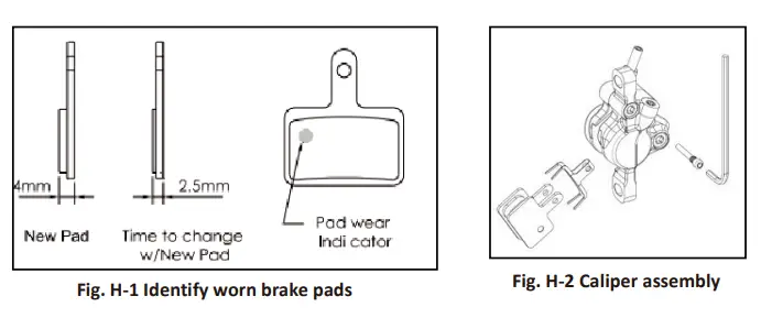 Giant Conduct Hydraulic Disc worn