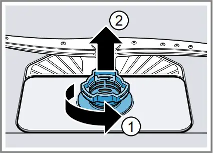 Bosch SMV2HAX02E Dishwasher - Cleaning filters 1