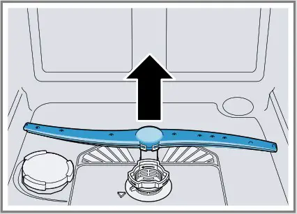 Bosch SMV2HAX02E Dishwasher - Cleaning spray arms 2