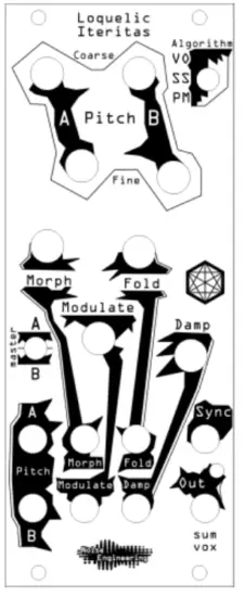 Noise Engineering N13-4951 Loquelic Iteritas Complex Digital Oscillator - FrameVO