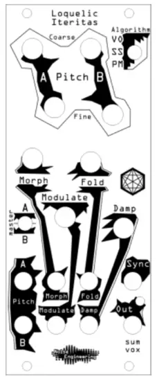 Noise Engineering N13-4951 Loquelic Iteritas Complex Digital Oscillator - synthesis