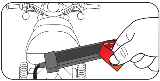 TYPES Motorcycle Tail Light HyperBright LED Lightbar - Fig 1