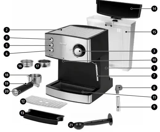 MPM MKW-06M Espresso Machine-fig2