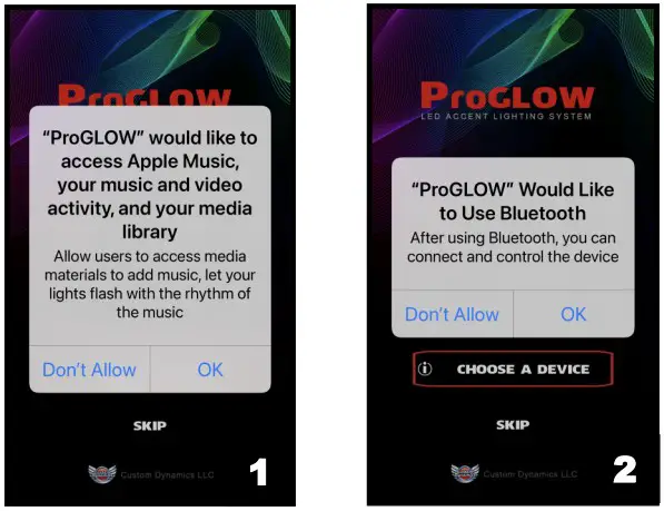 Custom Dynamics ProGLOW Bluetooth Controller - Installation 2