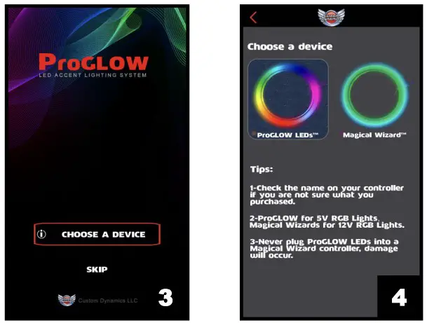 Custom Dynamics ProGLOW Bluetooth Controller - Installation 3