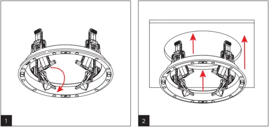 FOCAL 300 ICA6 300 Series In Ceiling Wall Speaker - FIG 1