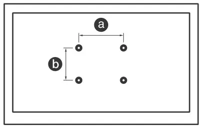 SONY XR 75X90J Smart TV - Wall-mount hole