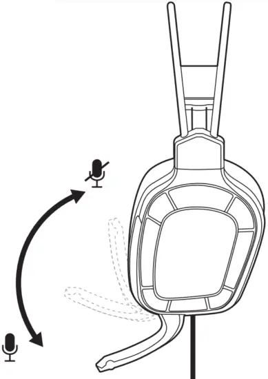 NITHO SND TITA K Titan Gaming Headset with Foldable Microph - MICROPHONE MUTE