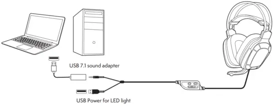 NITHO SND TITA K Titan Gaming Headset with Foldable Microph - PC
