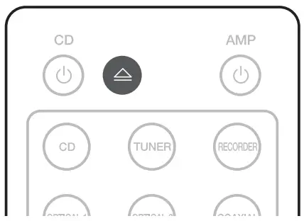 marantz CD60U CD Player - disc tray