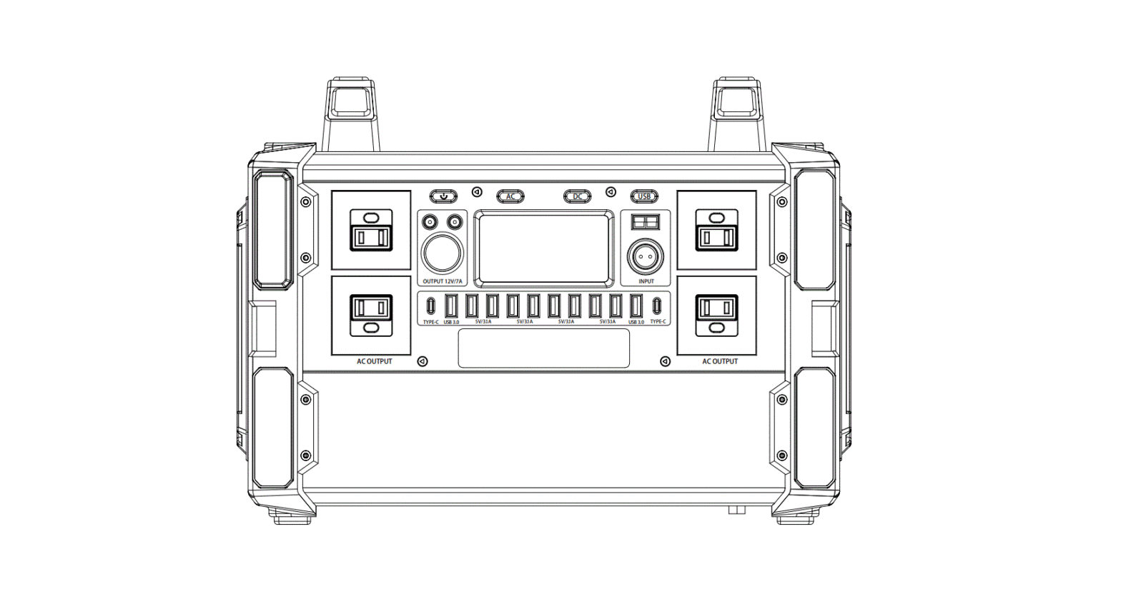 Rockpals Uah 21035 1000w Portable Power Station Instruction Manual
