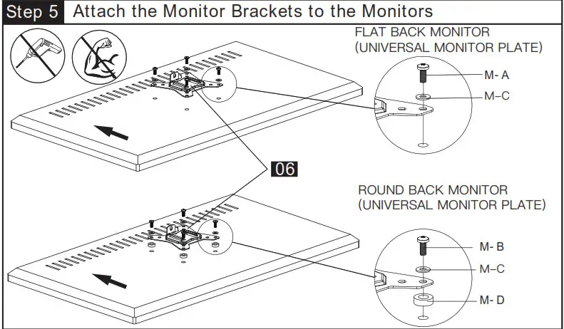 HUANUO Monitor Table Stand step 5