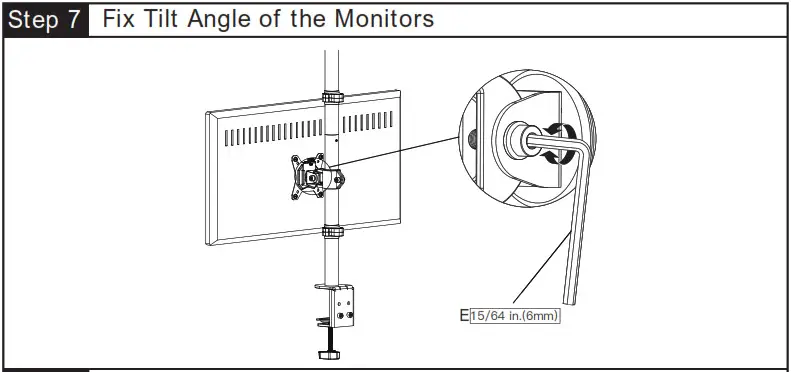 HUANUO Monitor Table Stand step 7