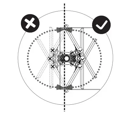 HUANUO Monitor Tableavoid tipping,