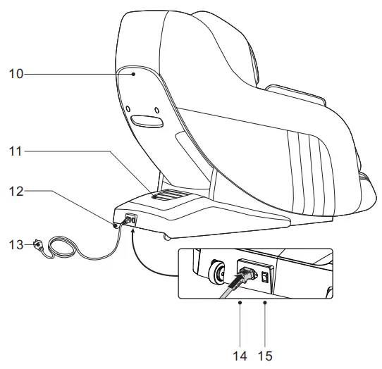 iReSt SL A196 10 Message Chair - Fig 10