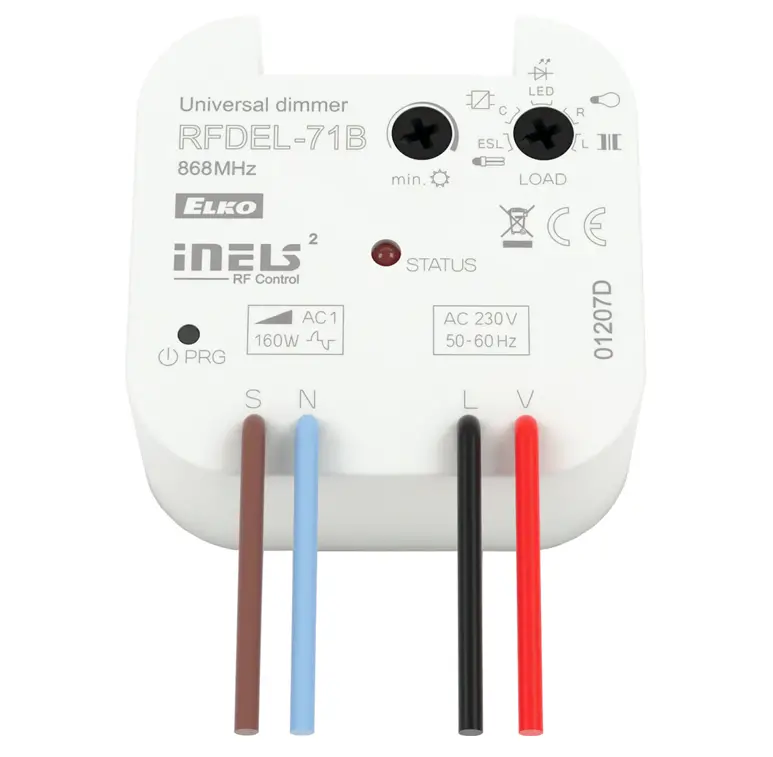 Elkoep Rfdel-71b-sl Universal Dimmer Instruction Manual Elkoep Rfdel-71b-sl Universal Dimmer Instruction Manual