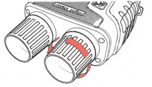 JSTOON Nv-3186 Digital Night Vision Goggles User Guide - Focusing the image
