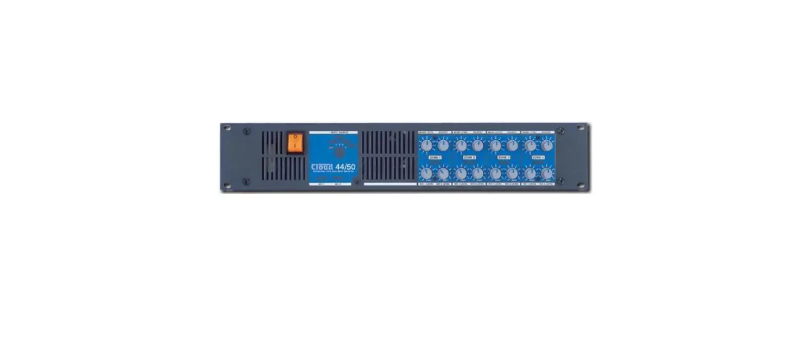Cloud 44-50 4-zone Integrated Mixer Amplifier User Manual