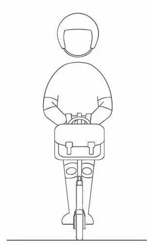 NAVEE S65 Electric Scooter User Manual - Do not hang bags or other heavy stuff on the handlebar