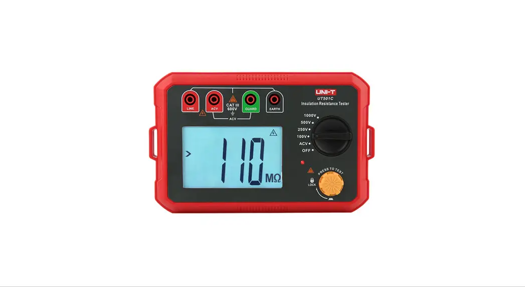 Uni-t Ut501c Insulation Resistance Tester User Manual