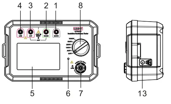 UNI-T UT501C Insulation Resistance Tester - estelsion