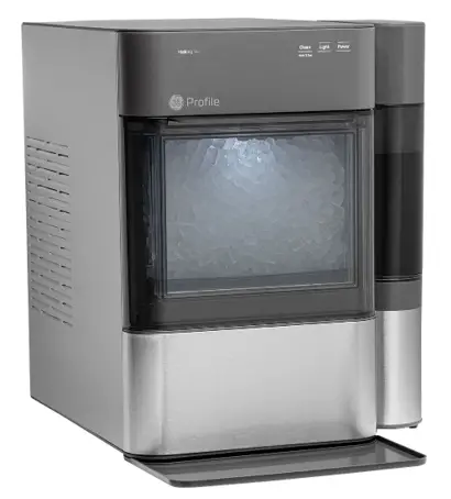 GE Profile XPIO13SCSS Opal 24 lb Portable Nugget Ice Maker in Stainless Steel