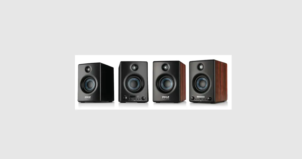 Pyle Pbksp33bb Desktop Wireless Bt Bookshelf Speakers User Guide