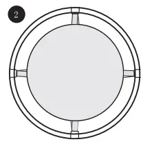 top is facing upwards
