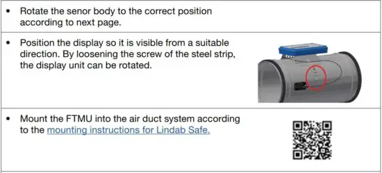 FIG 2 Mounting instruction