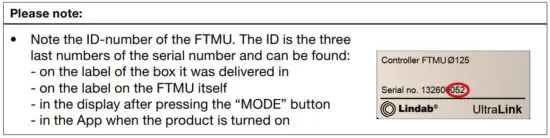 FIG 4 Mounting instruction