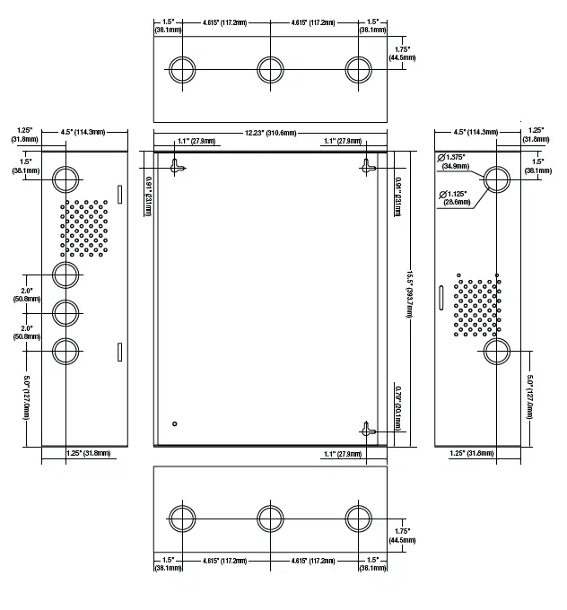 Altronix eFlow102NXV Power Supply Chargers fig 12