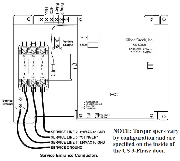 CLIPPER CREEK CS 3-Phase Amp EV Charging Station fig 8