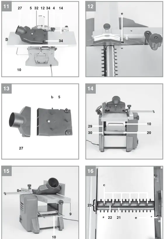 Einhell-TC-SP-204-Stationary-Planer-Instruction-Manual-fig-4