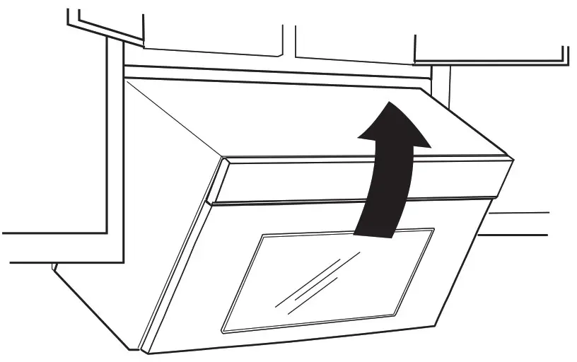 Microwaves Microwave Hood Combination - With front of microwave