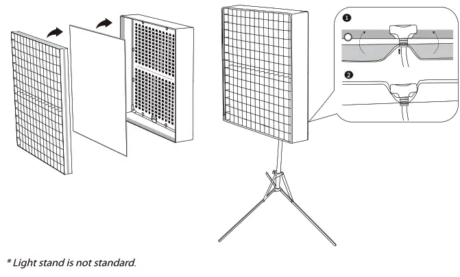 amaran F22x LED Photography Lights - lamp body