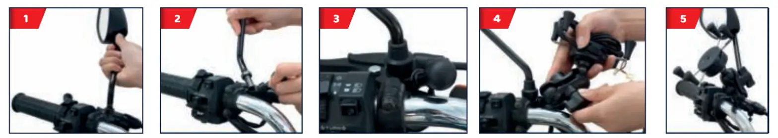 SPINBRAKE X-GRIP Phone Mount Universal with Charger - part