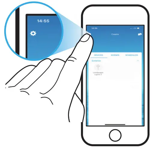 Cas ta Outdoor Smart Plug - Gear Icon