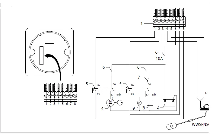 vetus WWCP Waste Water Control Panel 17