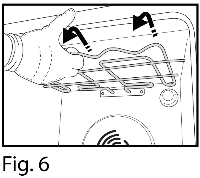 MOVING THE TOP HEATING ELEMENT
