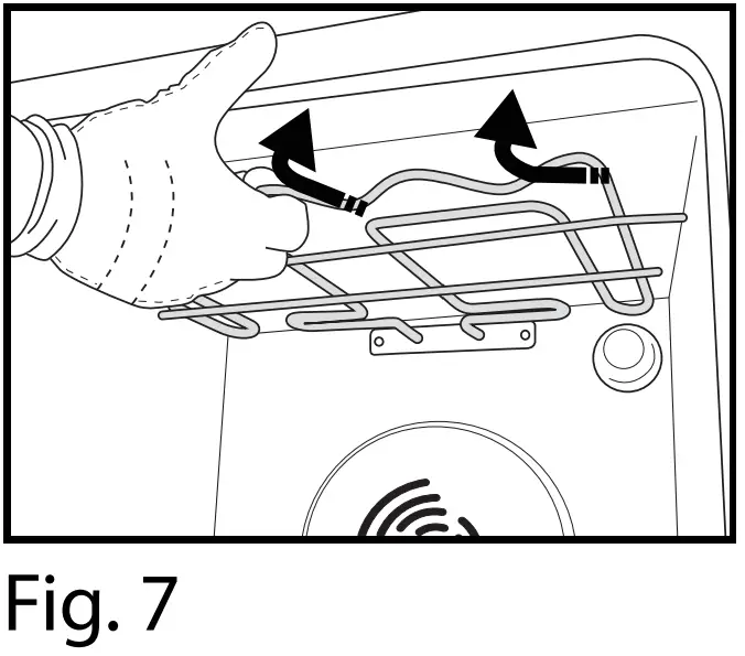 MOVING THE TOP HEATING ELEMENT