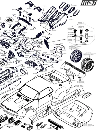ARRMA-ARA7617V2T1-Felony-6S-BLX-Street-Bash-All-Road-Muscle-Car-RTR-71