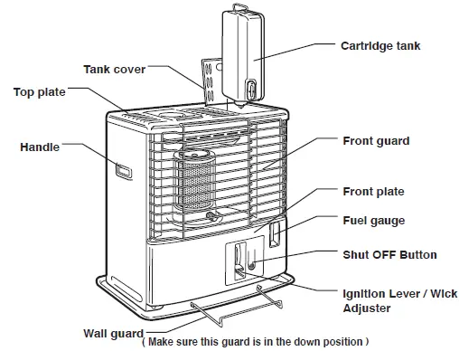 SENGOKU MGN-110 Kerosene Heater-1