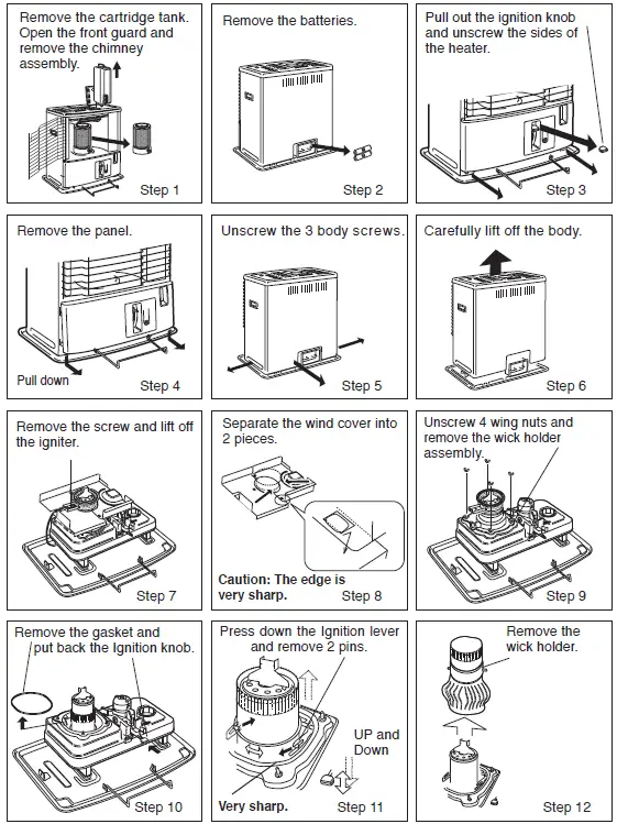 SENGOKU MGN-110 Kerosene Heater-18