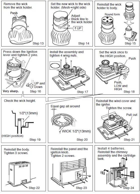 SENGOKU MGN-110 Kerosene Heater-19
