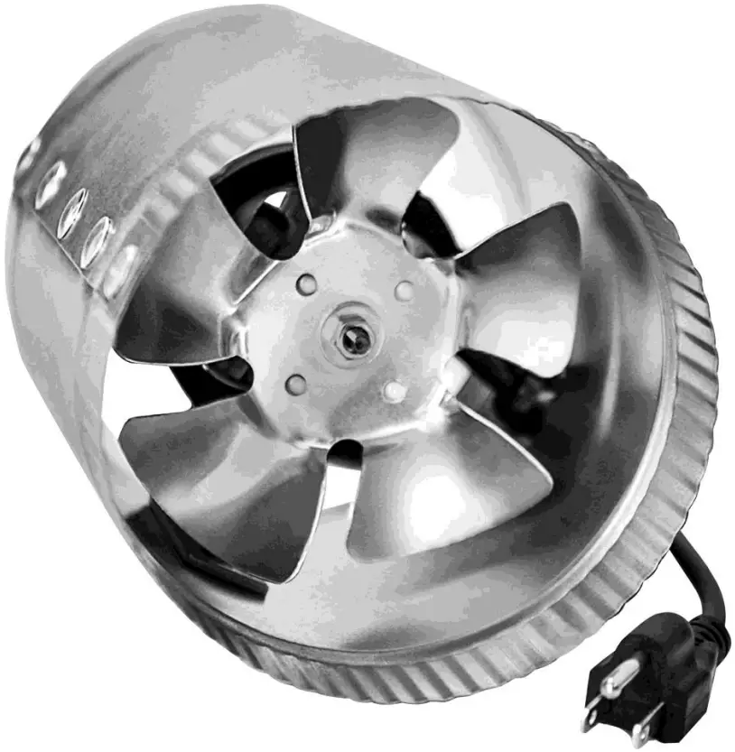 POWER FIST 8 in. Duct Booster Fan with Cord A01